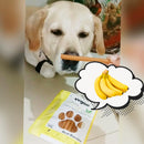 Real Banana Flavor Treats For Dogs 100g
