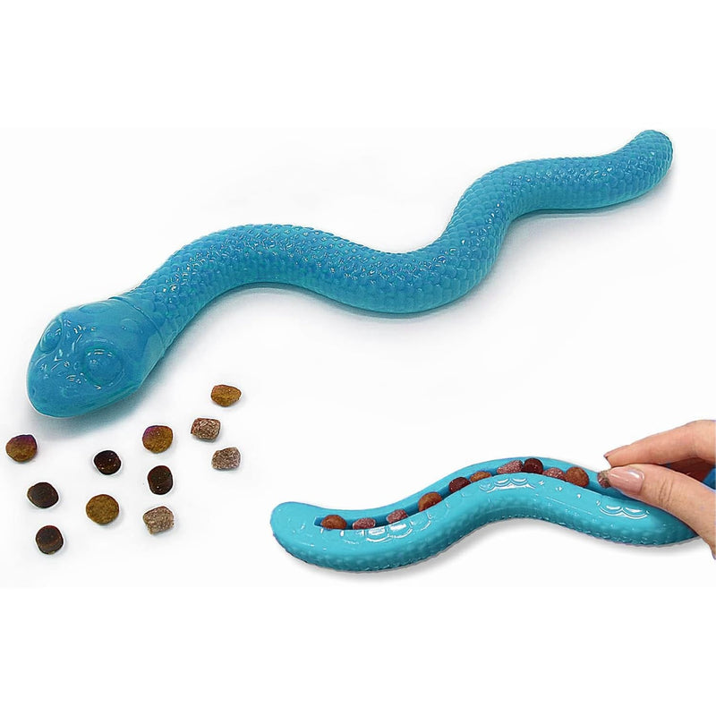 Snake Shape Treat Dispenser Toy For Dogs