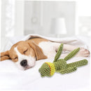 Soft Plush Frog-Shaped Dog Squeaky Chew Toy