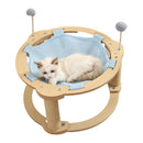Plush Cat Hammock with Built-in Toy