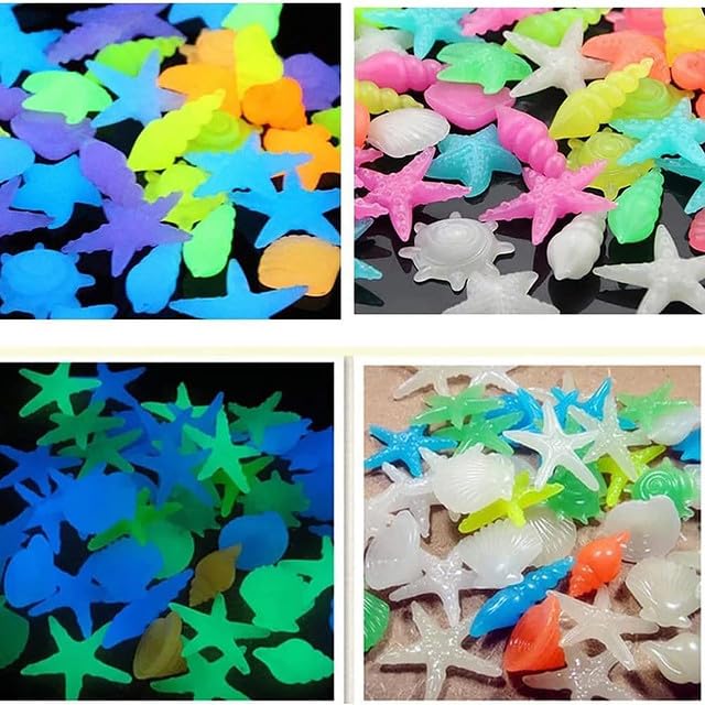 Artificial Decoration Fish For Aquarium (100g)(Multi Color)