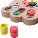 Interactive Paw Shape Dog Treat Dispenser Puzzle Toy