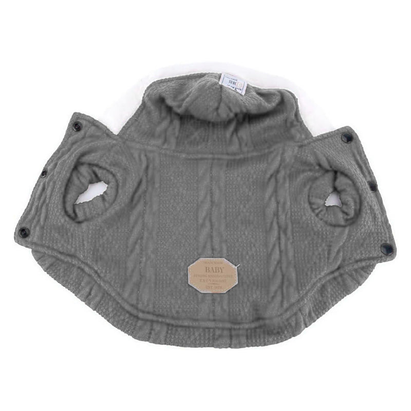 Hoodie Sweater Coat For Small Dogs Cats (Grey)