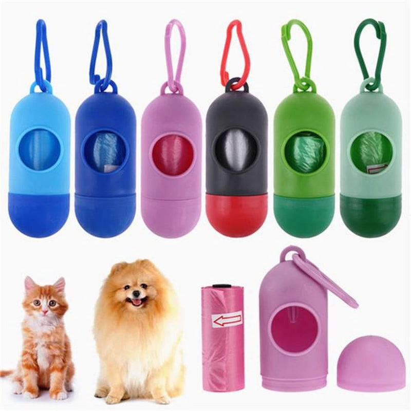 Dog Poop Garbage Bags roll with Dispenser Cum Holder