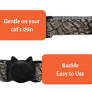 Adjustable Cat Collar with Bell  &  Safety Buckle | Pack of 3