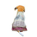 Lehenga Choli with Dupatta Indian Outfit for Female Pets ( Maroon )