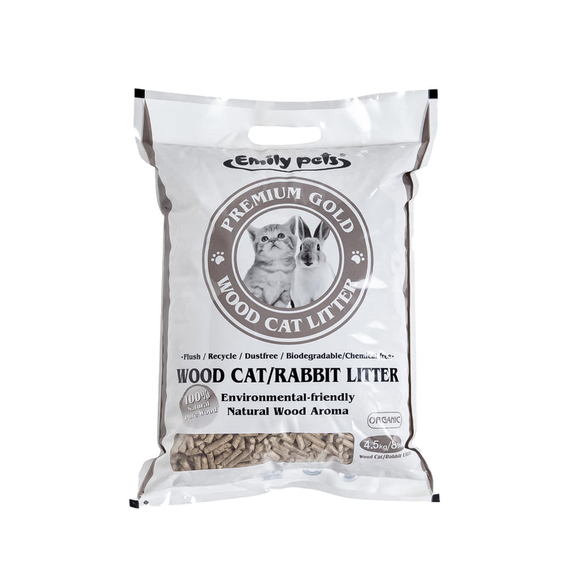 Organic Pine Wood Cat Litter for Cat and Rabbit - 4.5Kg