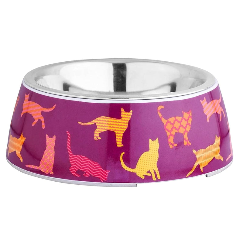 Anti-Skid Melamine Stainless Steel Bowls For Cats