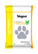 Real Banana Flavor Treats For Dogs 100g
