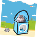 Cat Corner Tower Bed Two Tier Kitty Corner Furniture Condo