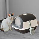 Enclosed Cat Litter Box Indoor Cats