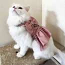 Cat Harness Dress with Bow