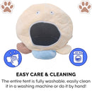 Plush Cartoon Bed House for Cats, Small Dogs & Small Animals