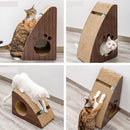 Premium Reversible Wedge-Shaped Scratcher for Indoor Cats