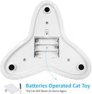 Automatic Rotating Teaser Toy with Fluorescent Butterfly For Cats & Kittens
