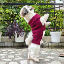 Sweater For Small Dogs Cats (Burgundy)