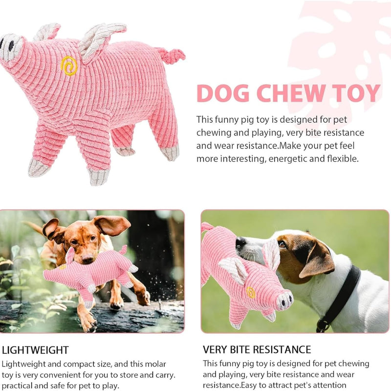 Cute Animal Toy For Dogs (Pig)