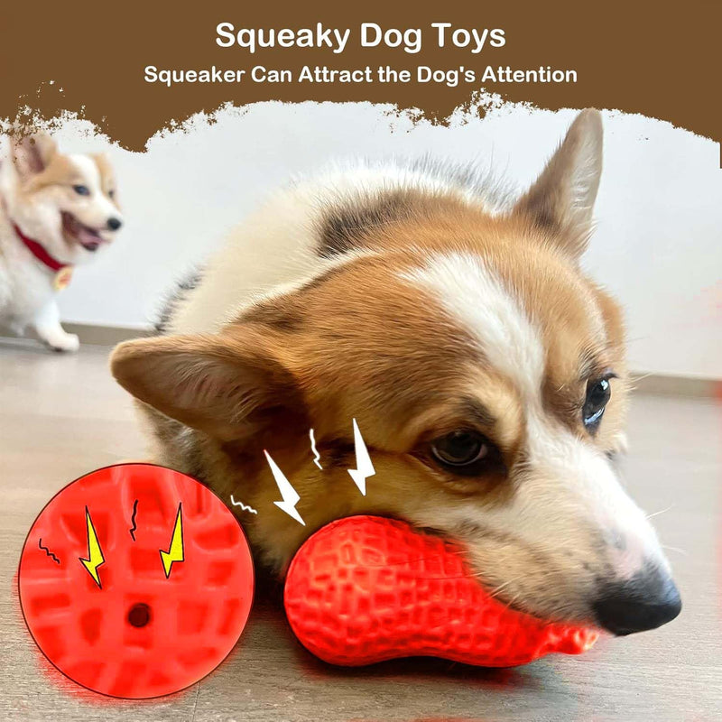 Peanut Shape Chew Toy For Medium & Small Dogs