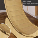 Wooden Cat Exercise Wheel with Carpeted Runway