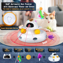 Interactive Electronic Laser Cat Toy for Indoor Kitten