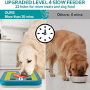 Interactive Dog Treat Puzzle Toy with Squeak