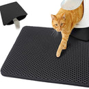 Cat Litter Mat, Double Layer Honeycomb Design