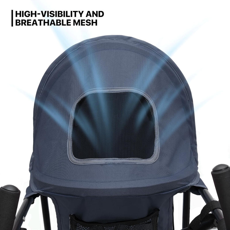 Lightweight Compact Pet Stroller with Umbrella Fold for Small Medium Dogs