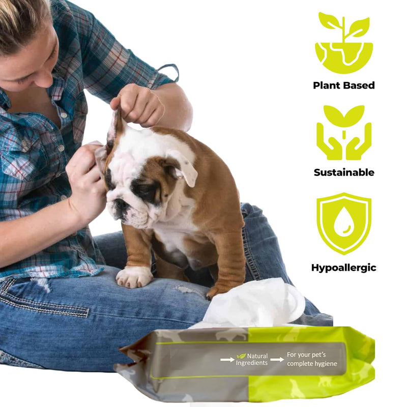 Neem & Aloe Vera Cleaning Wipes For Pets (100 Wipes)