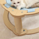 Plush Cat Hammock with Built-in Toy
