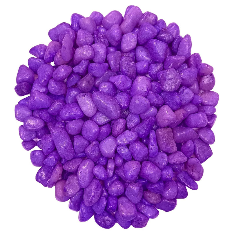 Decorative Rocks Stones For Aquarium (4.9kg)(Purple)