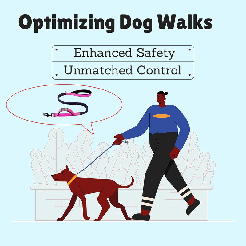 Reflective  Bungee Leash For Dogs