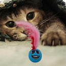 Pet Chasing Toy Feather Ball Cat Toy