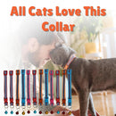 Breakaway Cat Collar With Bell (Color May Vary, 1 Piece)