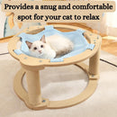 Plush Cat Hammock with Built-in Toy