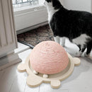 Scratching Board Mat Wood Ball Toy For Cat
