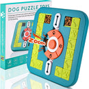 Interactive Dog Treat Puzzle Toy with Squeak
