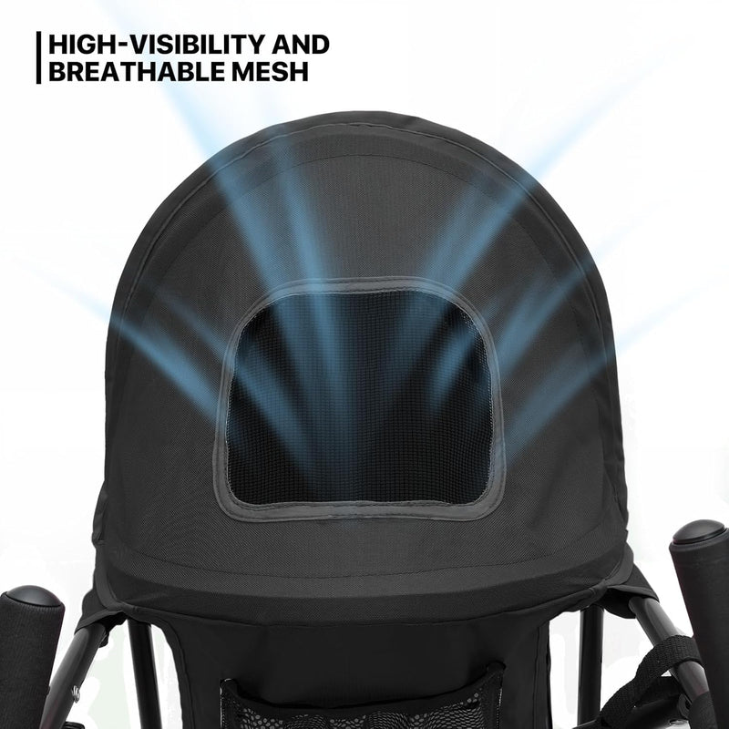 Lightweight Compact Pet Stroller with Umbrella Fold for Small Medium Dogs