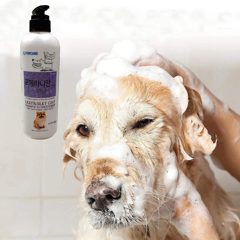 Forcans Light Silky Pom Shampoo & Conditioner 550ml