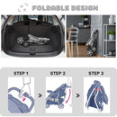 Portable Travel Stroller for Dogs, Cats & Small Animals