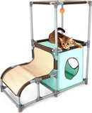 Cat Tower House with Scratching Post For Cat