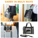 Soft-Sided Pet Carrier Bag for Cats, Small Dogs, Puppies, and Kittens