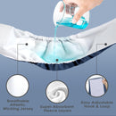 Washable Male Reusable Dog Diapers Pack of 3 Small (Blue, Green, Black)