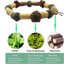 Interactive Catnip Necklace for Cats: Silver Vine Cat Chew Toy