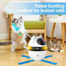 3-in-1 Automatic Electric Cat Toy with Smart Light & Feather Wand