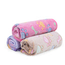 Soft Fleece Blankets for Pets - Pack of 3