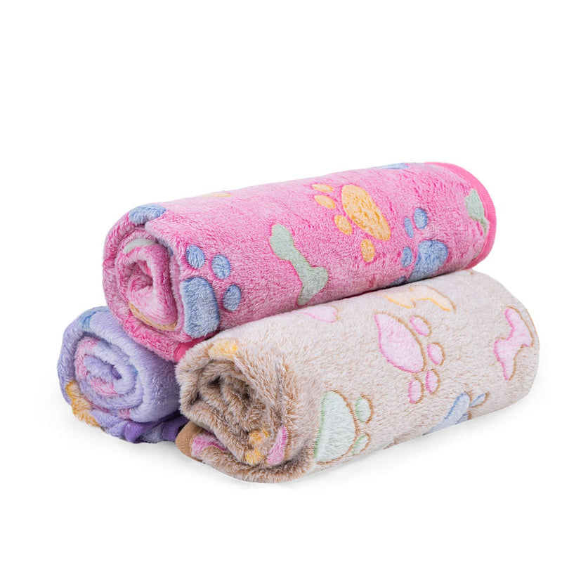 Blanket For Small Medium Large Female Dogs(Pack 3)