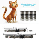 Adjustable Cat Collar with Bell  &  Safety Buckle | Pack of 3