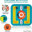 Interactive Dog Treat Puzzle Toy with Squeak