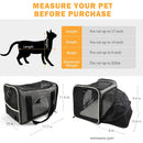 Soft-Sided Pet Carrier Bag for Cats, Small Dogs, Puppies, and Kittens