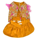 Festive Lehenga Choli Outfit for Female Dogs and Cats